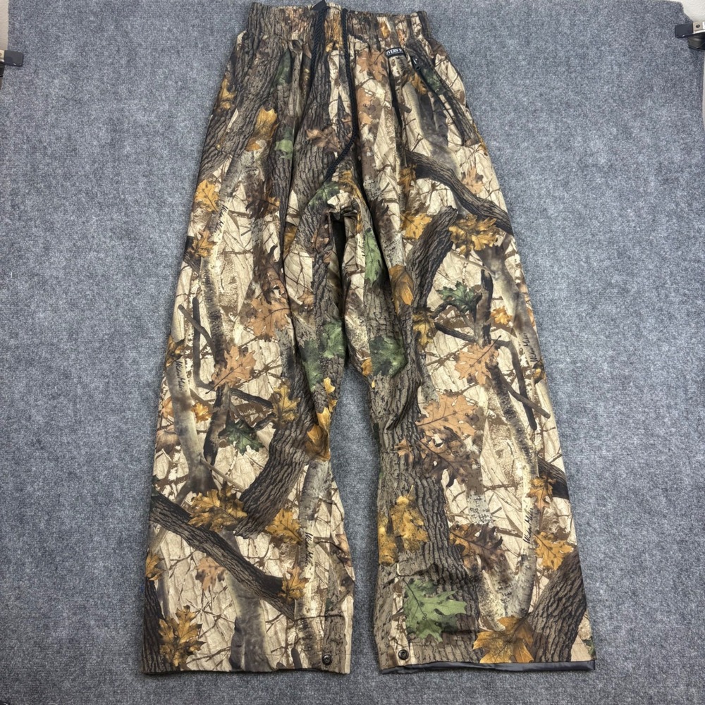 Rivers West Camo Hunting Pants Mens XL Tree Leaf Camouflage Elastic Waist